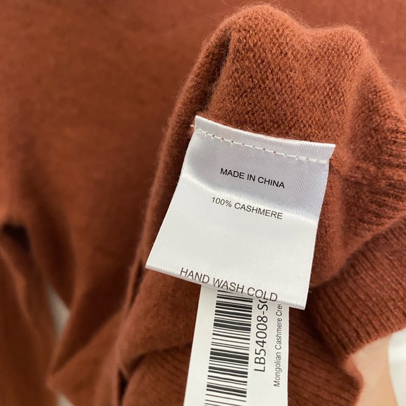 Quince Mongolian Cashmere Crewneck Sweater in Chestnut Women’s Size Small - Picture 6 of 8